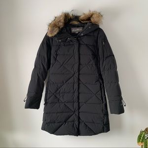 Eddie Bauer black winter parka jacket